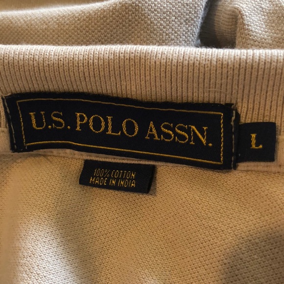 US Polo Assn. Tan Polo Shirt - Picture 3 of 3